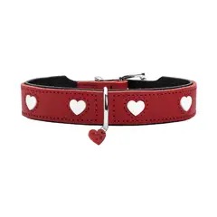 HUNTER - Hunter Collar para Perro Love RojoNegro 80 XL