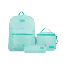 SAMSONITE - Triple Pack 4XT Mochila + Lonchera + Cartuchera Menta