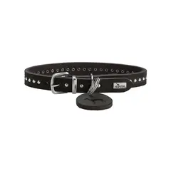 HUNTER - Collar para Perro Aalborg Style XS-S Negro