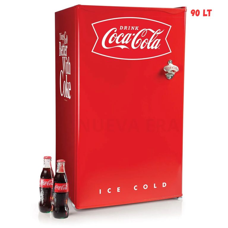 Frigobar Nostalgia 90 Lt Coca Cola CRF32CK Rojo
