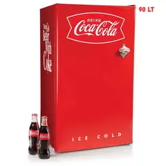 NOSTALGIA - Frigobar Nostalgia 90 Lt Coca Cola CRF32CK Rojo