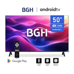 BGH - TELEVISOR BGH 50 PULGADAS UHD 4K ANDROID TV B5024UK6AIP (2025)