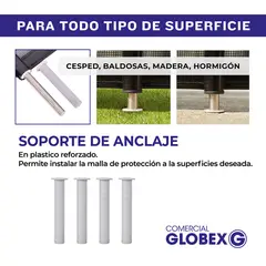 GENERICO - Puerta para Reja de Piscina con Pestillo