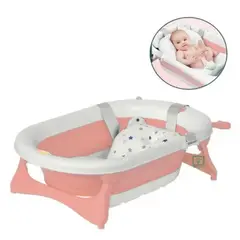 GENERICO - Bañera digital para bebés con sensor de temperatura Rosado