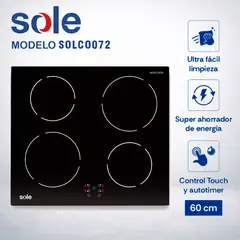 Sole - Encimera Inducción Sole Eléctrico 60cm - SOLCO072