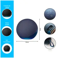 GENERICO - Parlante Inteligente Alaxe Rojo