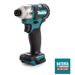 MAKITA - Atornillador de Impacto 1/4" Hex 12V CXT BL 135 Nm Baretool Makita TD111DZ