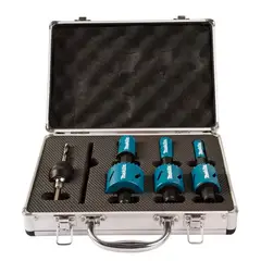 MAKITA - Set Sierras Copas Bi-Metal + Adaptador + Broca Piloto