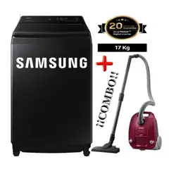 SAMSUNG - Lavadora SAMSUNG Carga Superior 17Kg WA17CG6441BVPE+ASPIRADORA