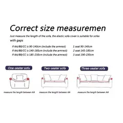 GENERICO - Set Fundas para muebles 3, 2, 1 - MARRON CHOCOLATE / MODELO GALLETA
