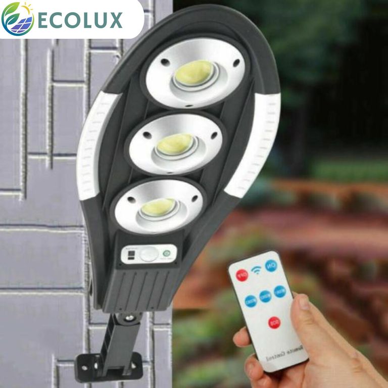 Luminaria Solar Exterior Con 3 Divisiones IP65