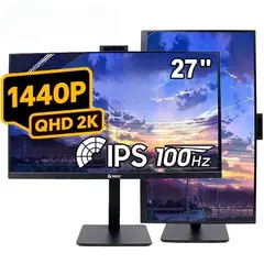 TEROS - Monitor TE-2715CS 27 IPS 2K 100hz 1MS HDMI DP PARLANTE WEBCAM