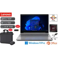 LENOVO - Laptop Lenovo V15 G4 AMD Silver 7120U 8GB RAM 512 SSD 500GB HDD EXT