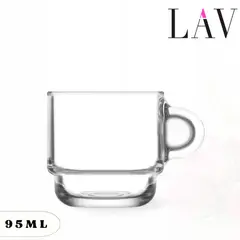 LAV - Taza para Café Espresso de Vidrio Cambridge 95 ml (X6Uni)