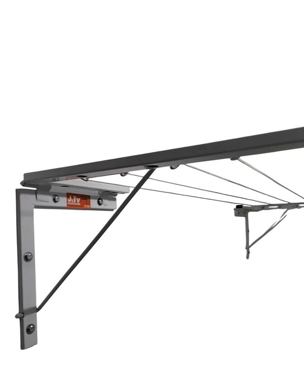 Tendedero De Ropa Reforzado Plegable 5 Líneas 3m Pared - Blanco