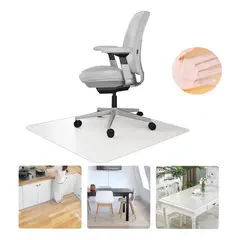 EVERSO - Alfombra Antideslizante Pvc Tapete Transparente Para Silla