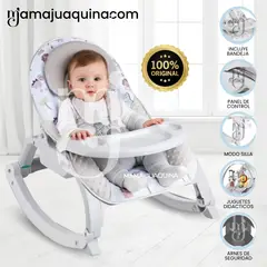 BABY - Silla Mecedora Didactica «EVA» con Bluetooth Blue