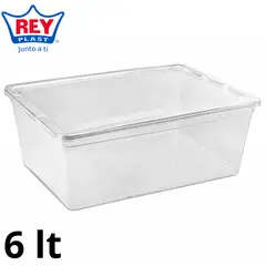 REYPLAST - Caja Modubox 6 Lt Transparente -