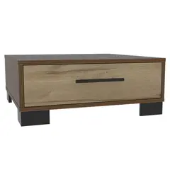 FMFURNITURE - Mesa De Centro 1 Puerta Fm-010O - Café Oscuro