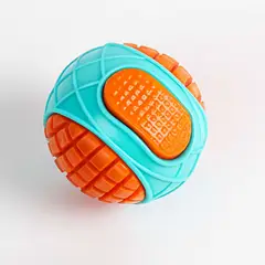 GENERICO - WaffleBall - Pelota de Jebe Masticable para Perros Turquesa