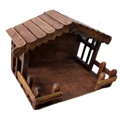 GENERICO - Casita para Nacimiento Establo de madera