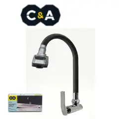 C&A - CAÑO CORRUGADO CUELLO FLEXIBLE PARA PARED COCINA - C&A