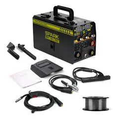 QUICK - Soldadora Mig Tig Arco 250a Sin Gas + Rollo De Alambre Flux