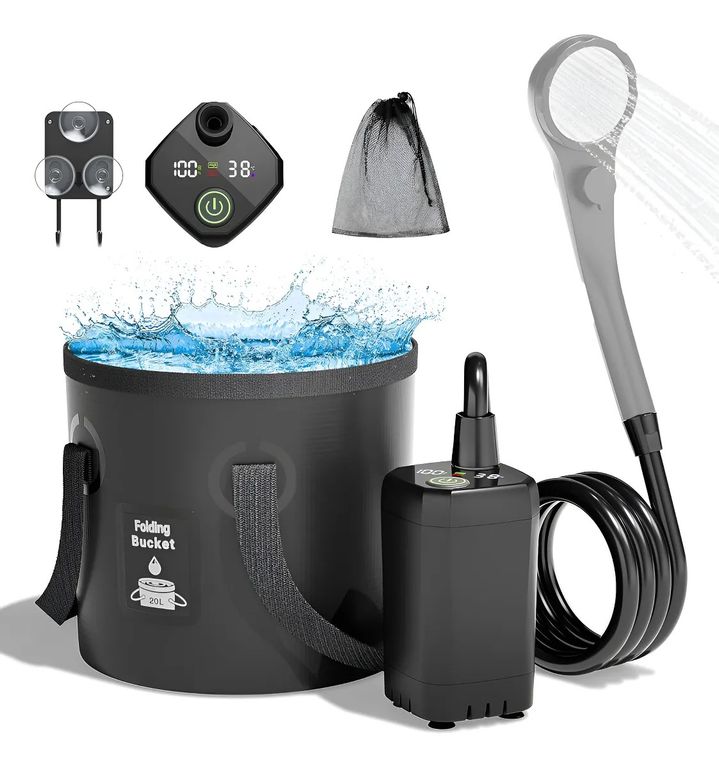 Ducha Portátil Para Camping Regadera Portátil Ducha Exterior