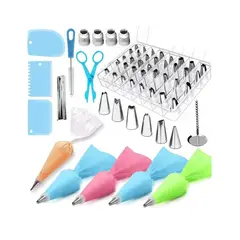 GENERICO - Kit Profesional de 62 Piezas para Decoración de Repostería