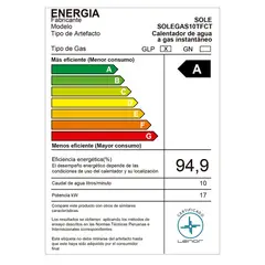 SOLE - Calentador Instantáneo Tiro Forzado Gn 10L CAcc