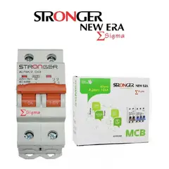 STRONG - LLAVE INTERRUPTOR TERMOMAGNÉTICO 2X63AMP STRONGER NEW ERA