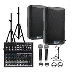 ALTO - Kit Audio Alto TS415 + Mezcladora Mackie Mix12