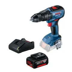 BOSCH - Taladro Percutor GSB 18V-50 + Batería 40Ah + Cargador