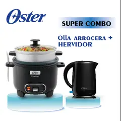 OSTER - Combo de Olla Arrocera de 1.8 + Hervidor