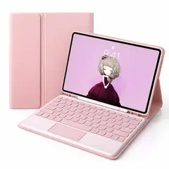 GENERICO - FUNDA CON TECLADO + TOUCHPAD IPAD GEN 10TH 10.9 ROSA