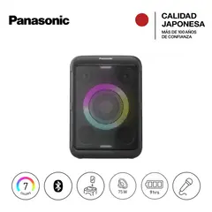 PANASONIC - Parlante Bluetooth Inalámbrico SC-BMAX5E-K 75w SC-BMAX5E-K