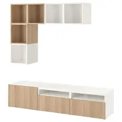 DIBA MUEBLES - Centro de Entretenimiento con Repisa Flotante Vero DIBA Muebles