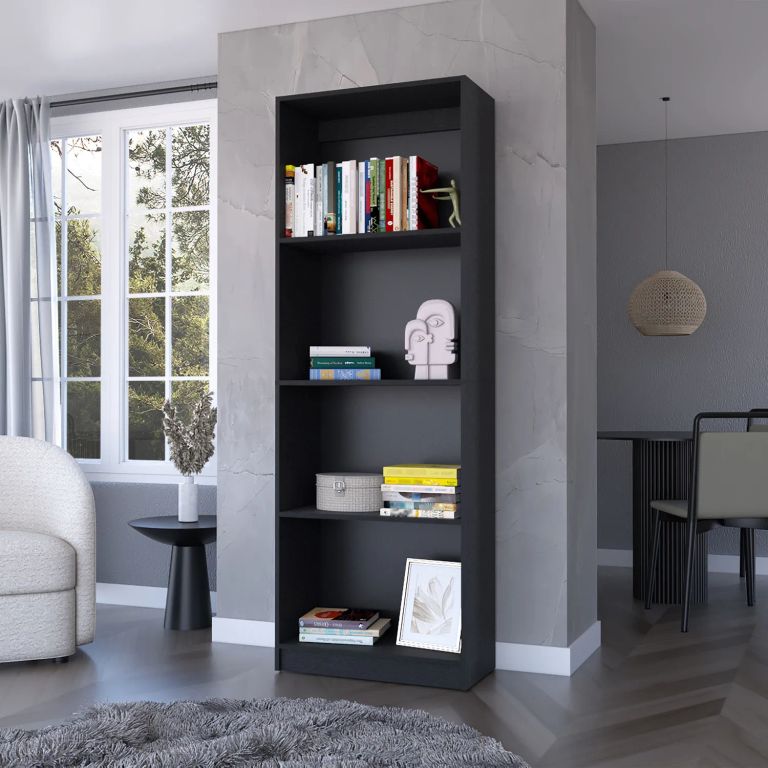 Estante 4 Repisas Fm-017N Negro