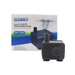 SOBO - Bomba de agua sumergible para peceras y acuarios SOBO WP3200