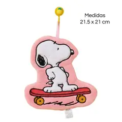 SNOOPY - Toalla seca manos Snoopy deportivo patineta