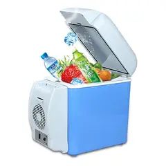 PREMIUM - Cooler Para Auto 75lt Calentador Y Refrigerador Portatil - Azul Acero