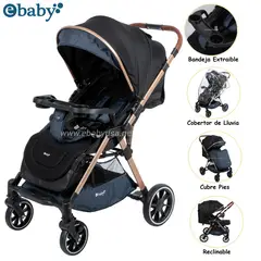 EBABY - Nuevo Coche Mango Reversible Min -Azul