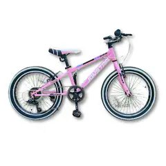 JOY STAR - Bicicleta Montañera Joystar Aro 20 color Rosado 7 cambios Modelo Lubbock