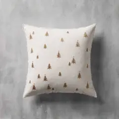 GENERICO - Cojin Navidad Árbol Dorado 45x45 Decoraline Home