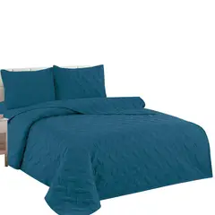 CASATEX - Cubrecama King + Juego de Sabanas 100% Algodón