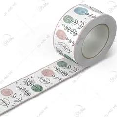 GENERICO - Cenefa Autoadhesiva Decorativa – Flores dibujo en Rosa – 5.92 mts