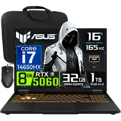 ASUS - Laptop Asus TUF Gaming F16 2025 Intel Core i7 14650HX RAM 32GB SSD 1TB RTX 5060 16"  WUXGA 165HZ