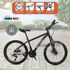 VELOX - Bicicleta Deportiva Aro 24 «TIRE URBAN» Edición Limitada Orange