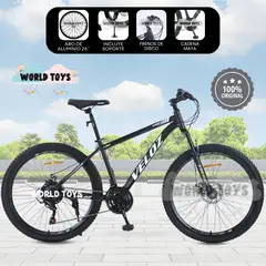 Velox - Bicicleta Deportiva Aro 26 «ROMANI MTB» Edición Limitada Black