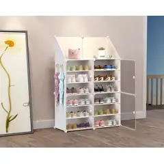 ANYHOGAR - Zapatero Triángulo Invertido 2 Columnas 6 Capas